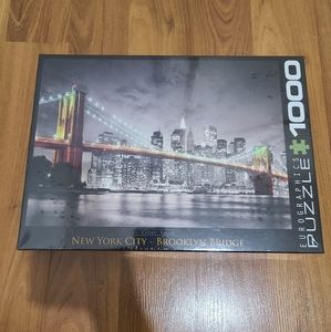 Eurographics New York City Brooklyn Bridge Jigsaw Puzzle
